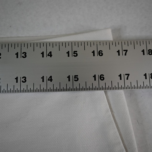 Ann Taylor 10 Ivory White‎ Mid Rise Slim Ankle Dress Womens Pants - Picture 2 of 9